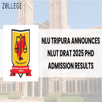 NLU Tripura Announces NLUT DRAT 2025 PhD Admission Results